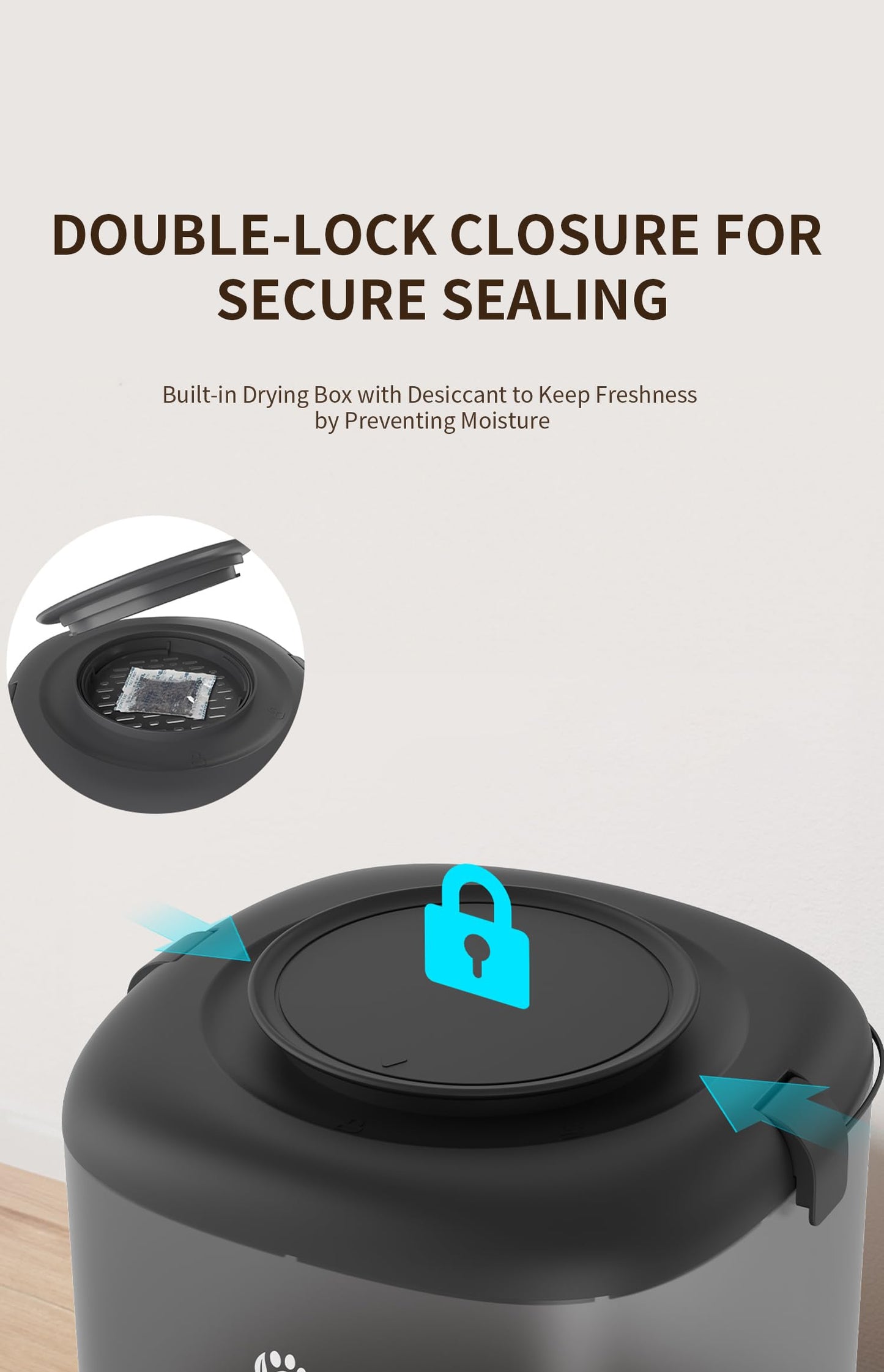 Willow & Paw Automatic Pet Feeder and Water Fountain Set, 4.5L WiFi Smart Food Dispenser with Stainless Steel Bowl, 2.5L Water Dispenser, App Control, Voice Recording